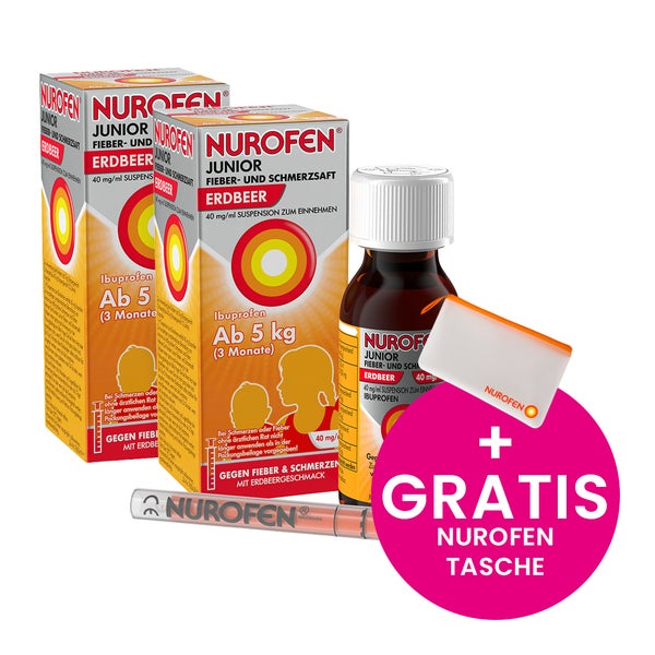 Nurofen Junior Fieber- & Schmerzsaft Duo 2X150 ml