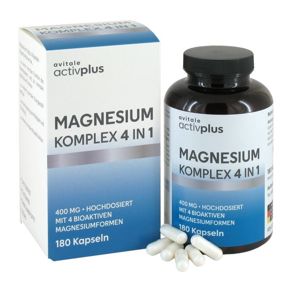 Activplus Magnesium-komplex 4in1 400 Mg Kapseln 180 St