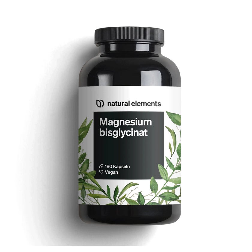 Magnesiumbisglycinat - Premium: Chelatiertes Magnesium - 180 Kapseln - 300mg elementares Magnesium pro Tagesdosis - Laborgeprüft, vegan, hochdosiert 180 St