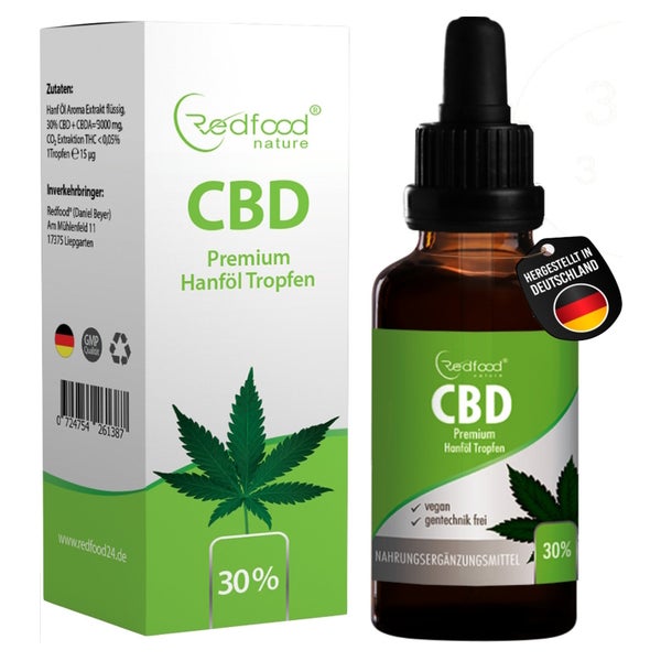 CBD ÖL 30% Vollspektrum Hanf Öl (9000mg) 30 ml
