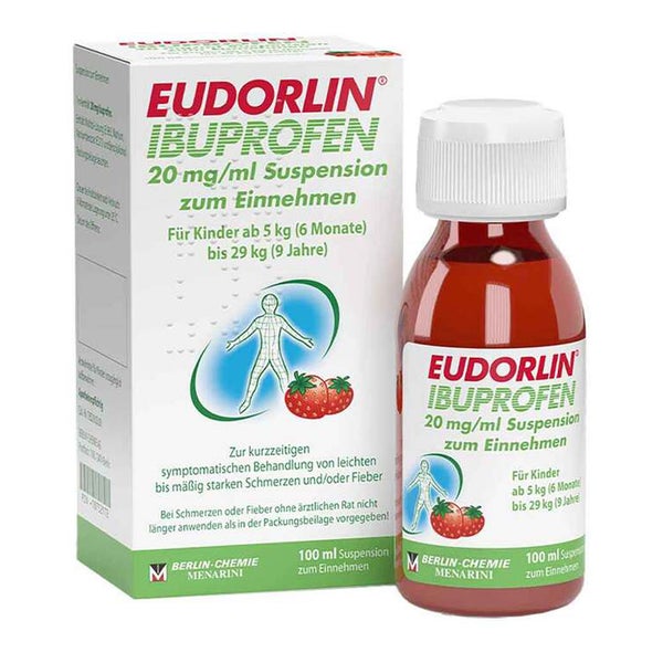 Eudorlin Ibuprofen 20 mg/ml Suspension z 100 ml