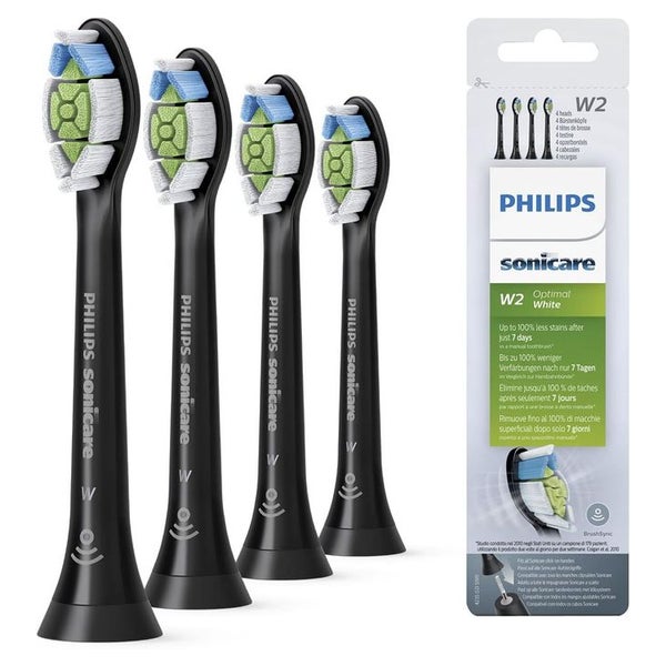 Philips Sonicare W2 Optimal White Standard-Bürstenköpfe für Schallzahnbürste 4 St