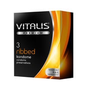 Ribbed Kondome 3er – gerippt, für mehr Stimulation (3 Kondome) 3 St