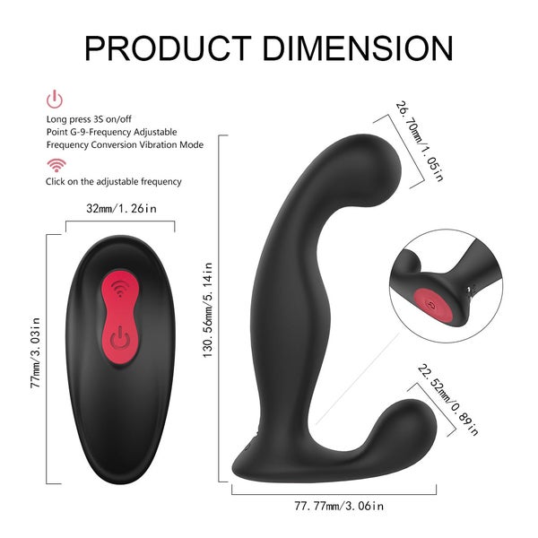 PLACE NOW G Punkt und Prostatavibrator 1 St
