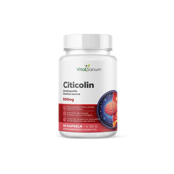 VitaSanum® - Citicolin 500 mg 60 Kapseln  St
