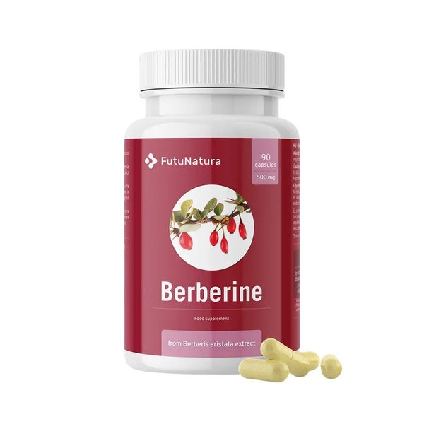 FutuNatura Berberin 500 mg für Blutzuckerkontrolle 90 St