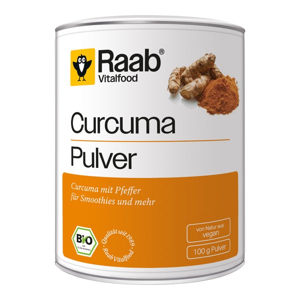 Raab Vitalfood® Naturland Bio Curcuma Pulver 100 g