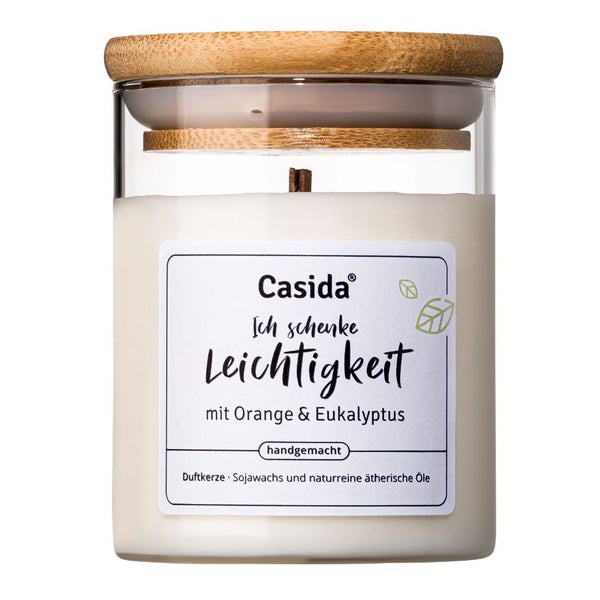 Duftkerze Leichtigkeit Orange & Eukalypt 150 g