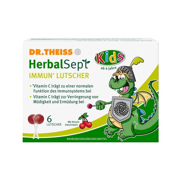 Dr.theiss Herbalsept Immun Lutscher Kids D Nem 6 St