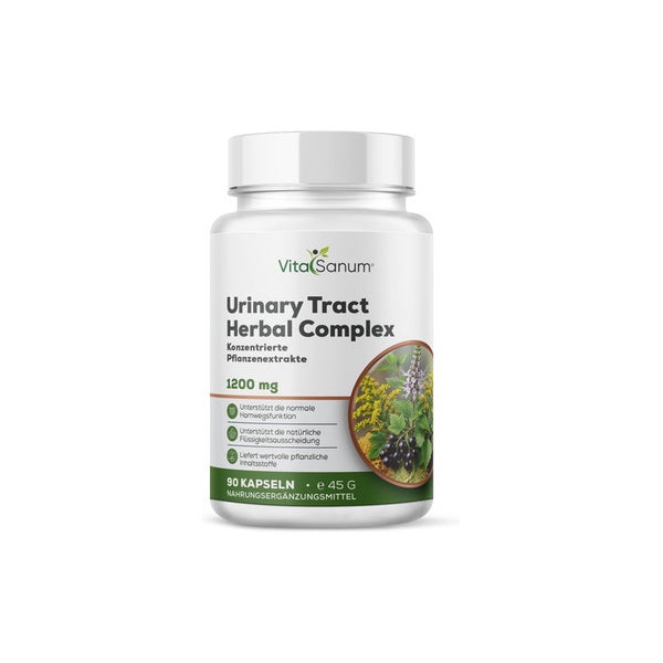VitaSanum® Urinary Tract Herbal Complex 1.200 mg pro Tagesportion (3 Kapseln) 90 St
