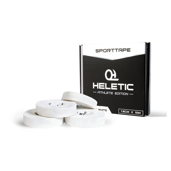HELETIC Sporttape 1,5cm x 10m - ATHLETE EDITION  - weiß 4 St