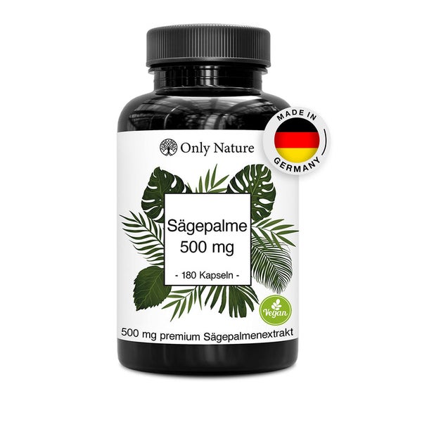 Only Nature Sägepalmenextrakt 500 mg – 180 Kapseln 180 St