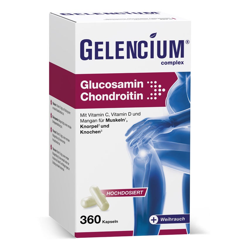 GELENCIUM® Glucosamin Chondroitin mit Weihrauch 360 St