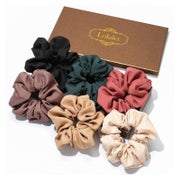 Lolalet Haargummis Damen Mädchen 6 Farben Schwarz Dunkelgrün 1 St