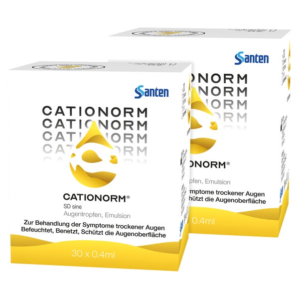 Cationorm SD sine Einzeldosis Doppelpack 60X0,4 ml
