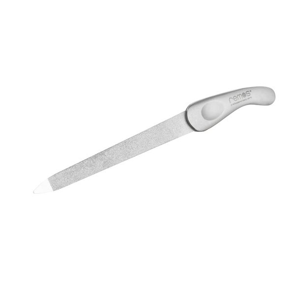 Nagelfeile mit ergonomischem Griff 13.5 cm Edelstahl 1 St