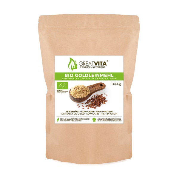 GreatVita Bio Goldleinmehl 1000 g