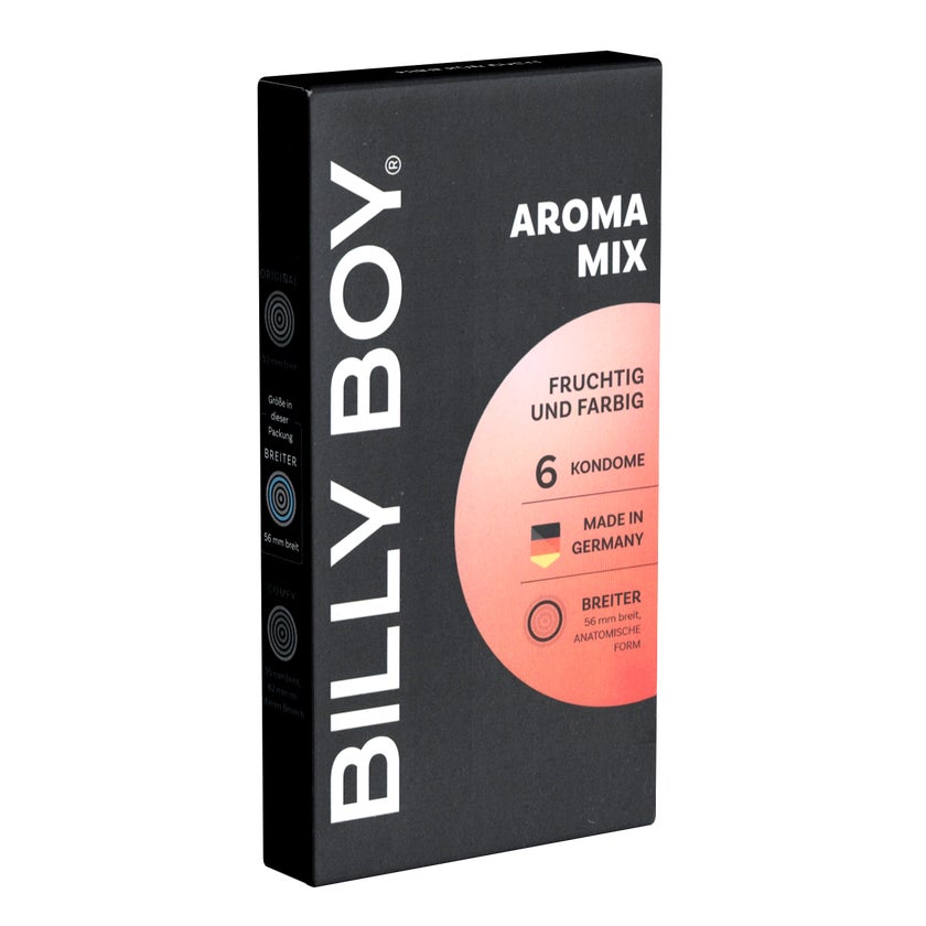 Aroma Mix: Fruchtige Erdbeer und Tutti Frutti Kondome (6 Kondome) 6 St