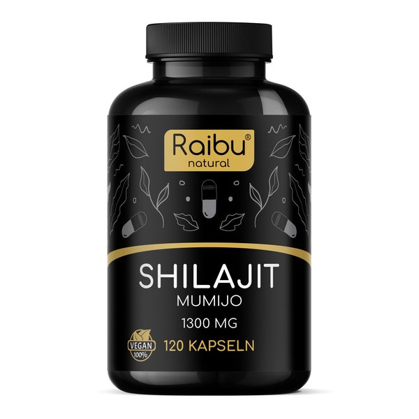 Shilajit Kapseln Hochdosiert Mumijo - RAIBU 120 St
