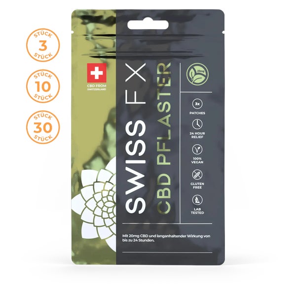 SWISS FX Cbd Pflaster Mit 20mg 30 St 30 St