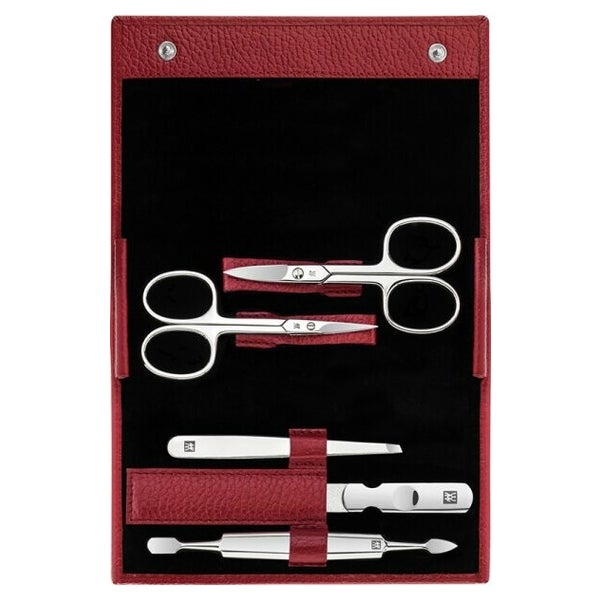 Zwilling Maniküre Pediküre Set 5tlg. mit Nagelschere, Leder Kosmetikprodukte 1 St
