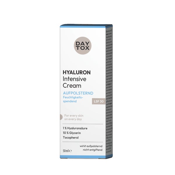 DAYTOX Hyaluron Intensive Cream LSF30 | Pflege & UV-Schutz 50 ml