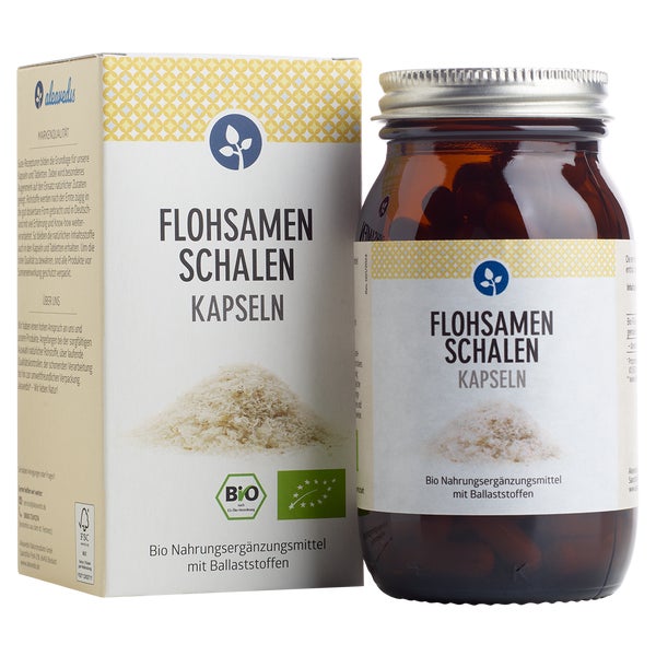 Flohsamenschalen 500 Mg Kapseln Bio 120 St