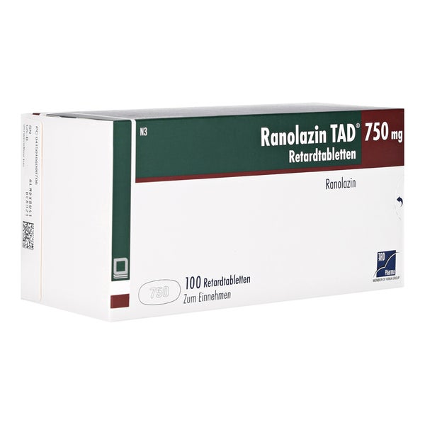 Ranolazin TAD 750 mg Retardtabletten 100 St