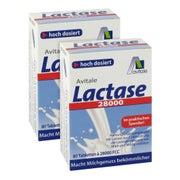 Produktabbildung: Doppelpack Lactase 28000 FCC Tabletten 2X80 St