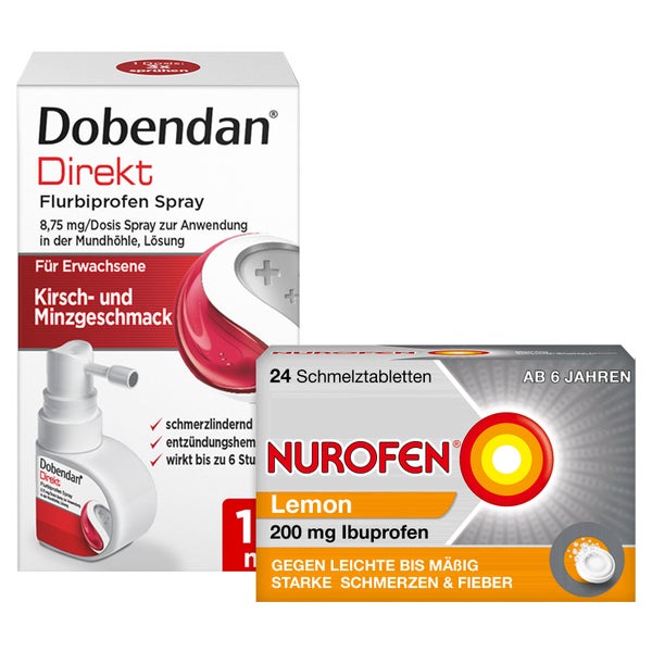 DobendanDirekt Spray+ Nurofen Schmelztab 1 Set