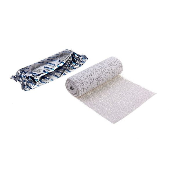 Romed Gipsbinden 6 Rollen 7,5 cm x 3 m 18 m