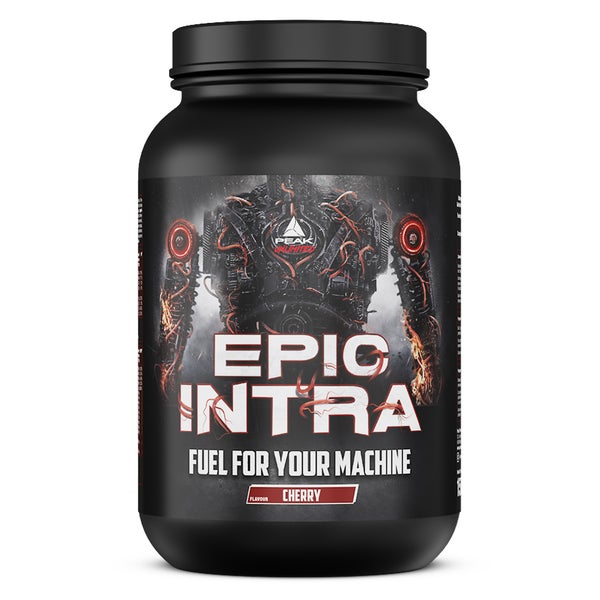 PEAK Epic Intra - 1500g - Geschmack Cherry I Intra Workout I 30 Portionen I Kohlenhydratmatrix mit Cluster Dextrin I essentielle Aminosäuren I Elektrolyte I mit L-Carnitin I Muskelaufbau I vegan 1500 g