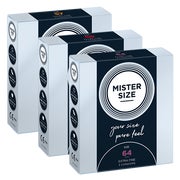 Produktabbildung: «Probierpack XL» 9 Maßkondome, extra dünn, Größen 57, 60, 64 (9 Kondome) 9 St