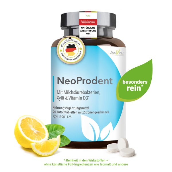 DocVital® Mundgeruch bekämpfen - 90 Stück NeoProdent 90 St