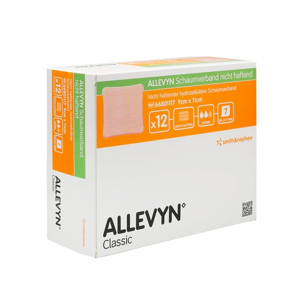 Allevyn Schaumverband 9x11 cm nicht haft 12 St