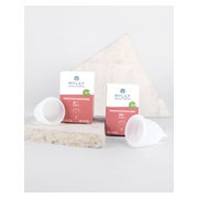 MYLILY Menstruationstasse - Größe S & L | inkl. Aufbewahrungsbeutel 2 St
