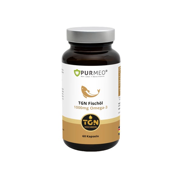 PURMEO Omega-3 TGN Fischöl 60 St