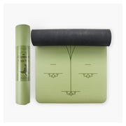 Myga Yoga Ausrichtungs-Matte - Moosgrün 1 St