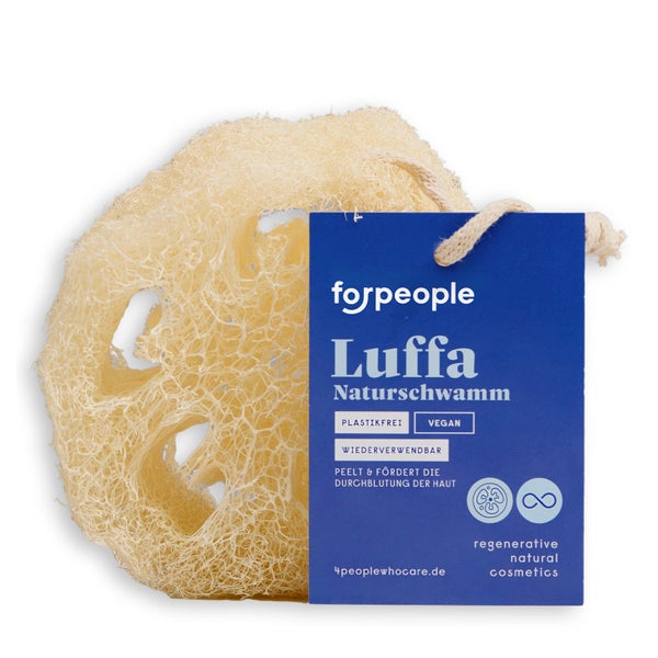 forpeople – Luffaschwamm Natur, plastikfrei & biologisch abbaubar 1 St