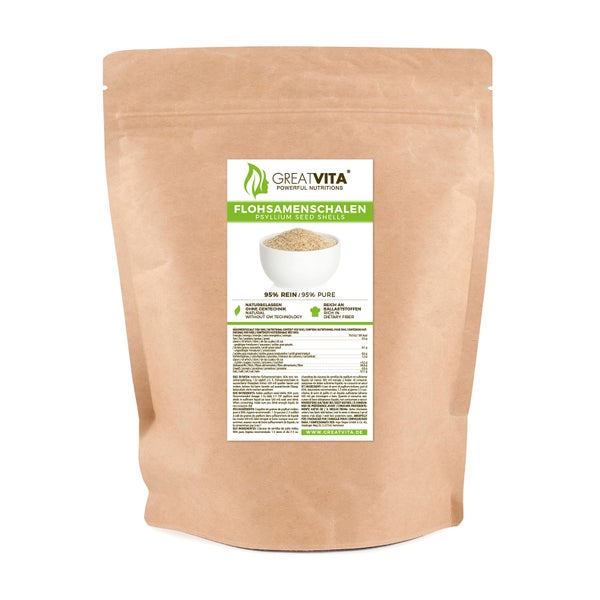 GreatVita Flohsamenschalen 500 g