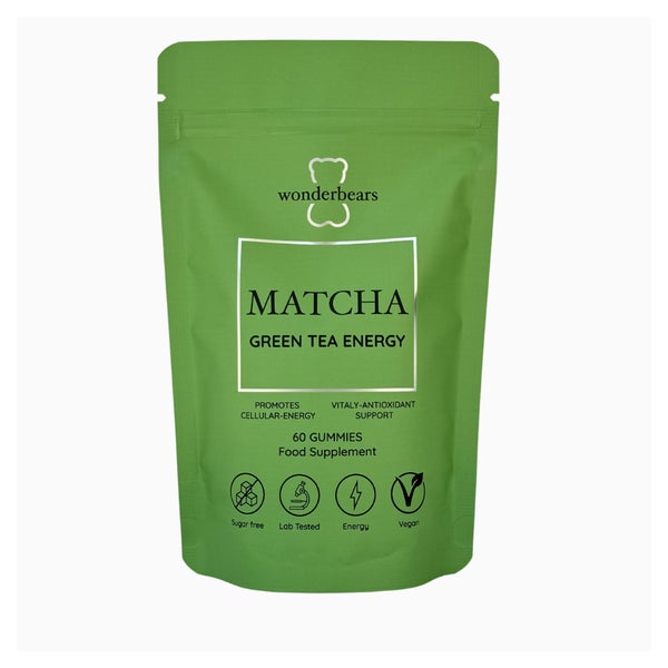 wonderbears MATCHA Green Tea Energy Pouch, 60 Stück 108 g