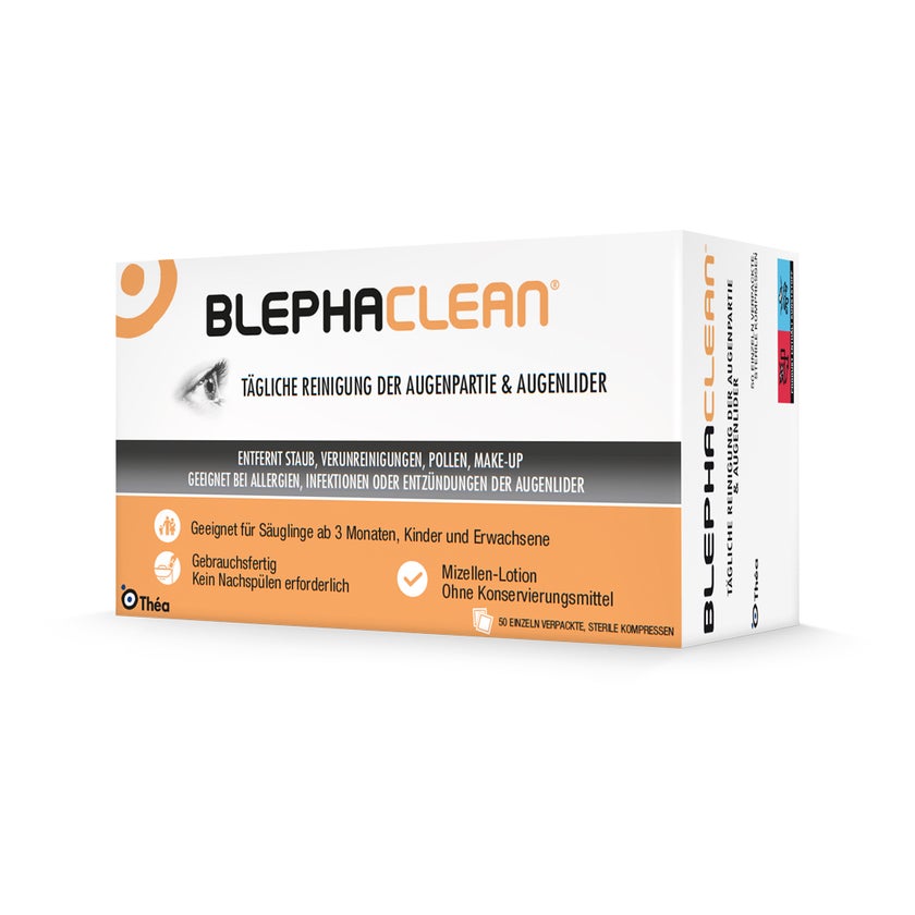Blephaclean Kompressen zur Lidreinigung 50 Stück 50 St