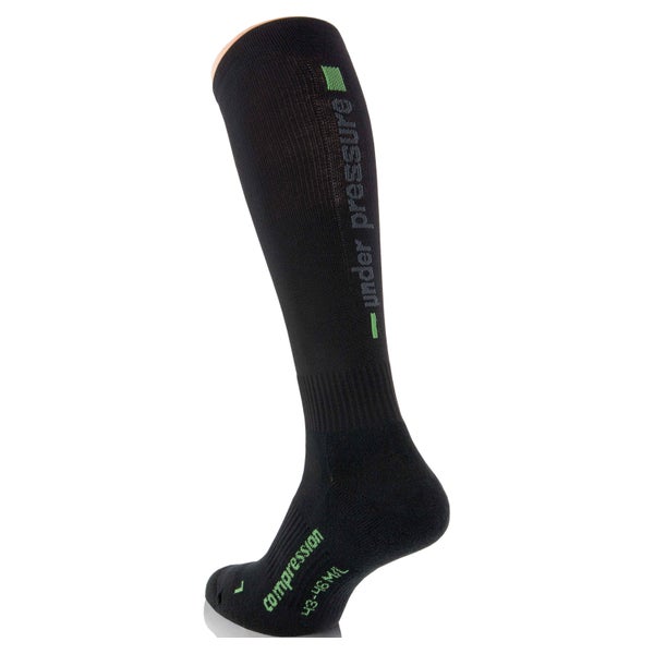 UNDER PRESSURE Allround | Sport-Kompressionsstrumpf (1 Paar) 39-42 (Wade: 30-41cm) / schwarz