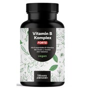 Vitamin B Komplex - 200 Tabletten - Bloom Naturals 200 St