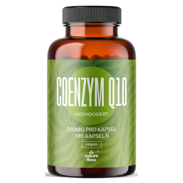 Coenzym Q10 250 mg - 185 vegane Kapseln - Nature Flow 185 St
