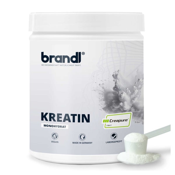 brandl® Kreatin CREAPURE Creatin Monohydrat Pulver | Premium Rohstoff extern laborgeprüft 1000 g