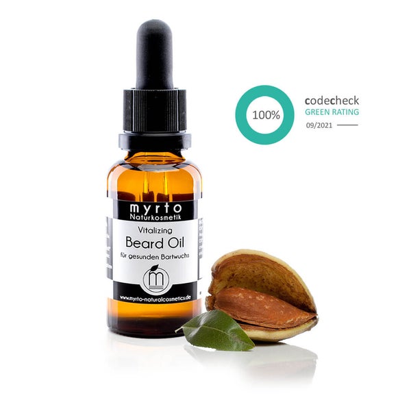 myrto-Vitalizing Beard Oil - Bio Bartöl für gesunden Bartwuchs