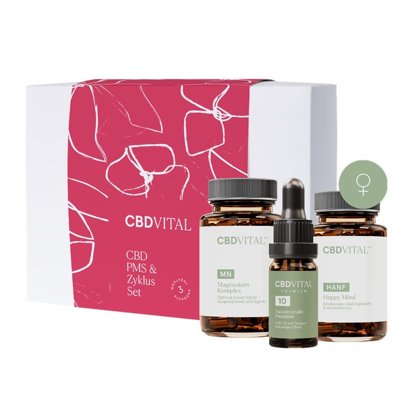 CBD VITAL PMS & Zyklus Geschenk-Set 3 St