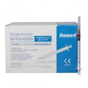 Produktabbildung: Romed Tuberkulinspritzen mit Kanüle 100 Stück 1ml 29 G x 1/2 U100 100 St