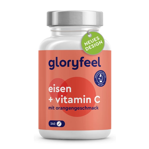 gloryfeel® Eisen 20 mg + Vitamin C 240 St